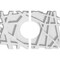 Ekena Millwork Novo Architectural Grade PVC Ceiling Medallion, 10"W x 6 5/8"H x 3"ID x 3 1/2"C x 1"P, Two-Piece CMP10X6NO2-03000 - alternate 1